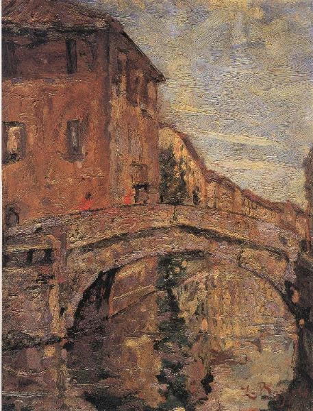 Veduta di Chioggia o Canale di Chioggia - Musei Civici di Pavia